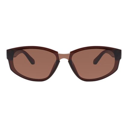 OC.CL.5342-0202.1 Oculos de Sol Feminino Infinity Redondo Marrom -1-